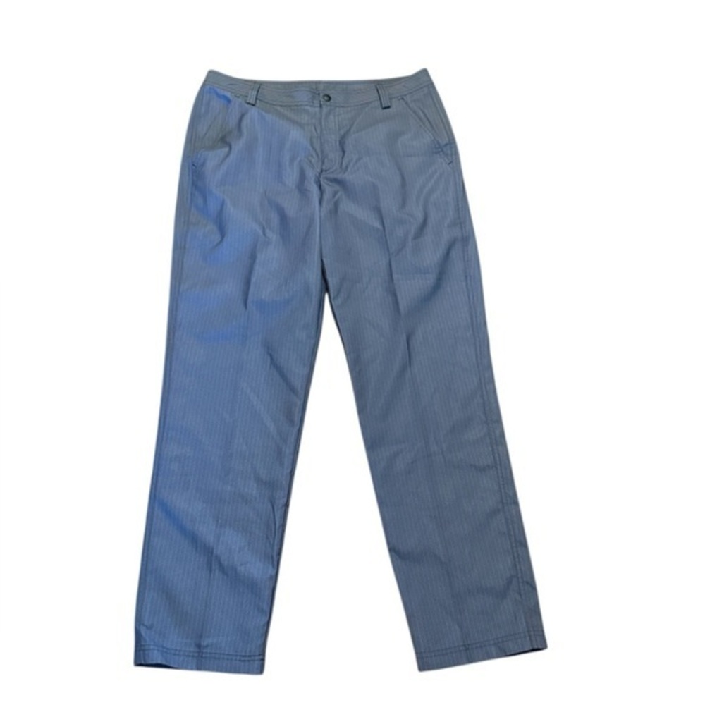 PUMA Golf Pants Men’s 34x32 – Blue Herringbone Performance Trousers